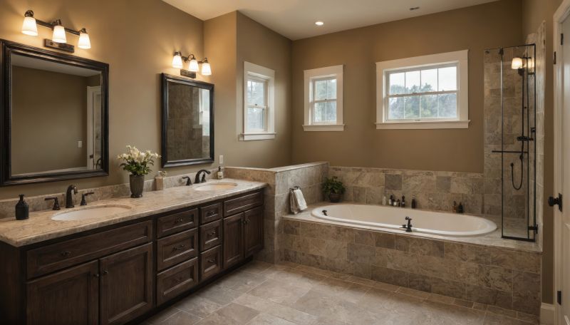 Elegant Tub and Vanity
